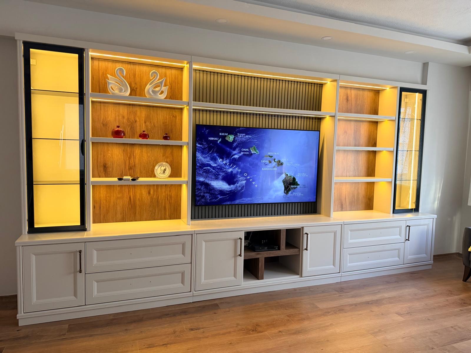 Holizon Solutions özel üretim ahşap proje uygulaması
